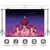 LB0253 Magical Castle Theme Backdrop